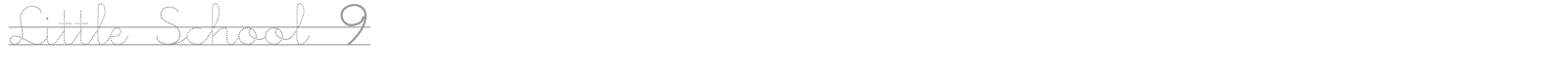 Little School 9 font preview